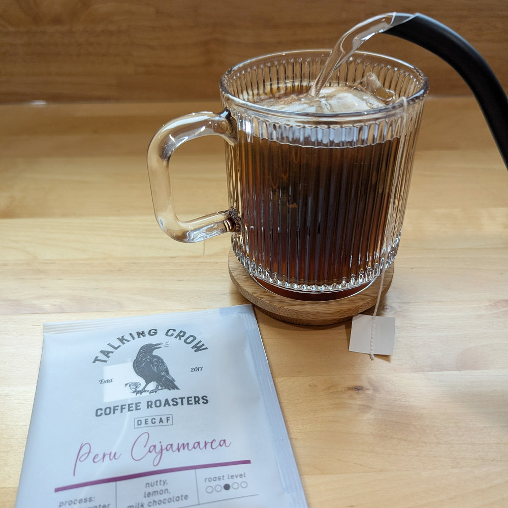 Decaf Peru Sachet Coffee – Talking Crow Coffee Roasters, LLC