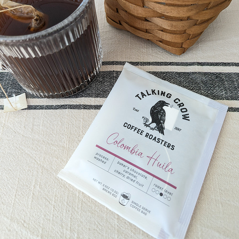 Decaf Single-Serve Per Coffee Sachets— Swiss Water Single-Origin